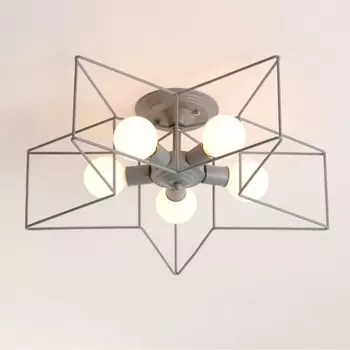 Потолочная люстра детская на штанге Asteri Gray Imperiumloft Asteri01 (178359-26) ImperiumLoft