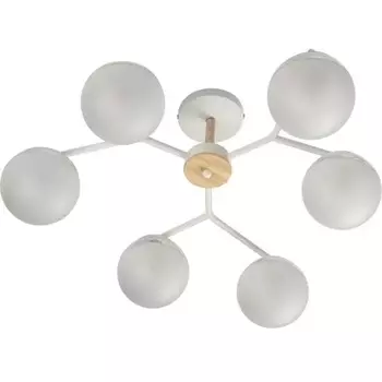 Потолочная люстра на штанге 1130/6PL E27 60W White/Gold Escada Avignon White