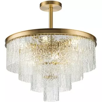 Потолочная люстра каскадная на штанге Belfast Harland 6308-6 BR CL