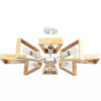 Потолочная люстра на штанге Arte Lamp Brussels A8030PL-8WH