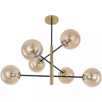 Потолочная люстра на штанге Citilux Лорен CL146263 (плафоны шарики)