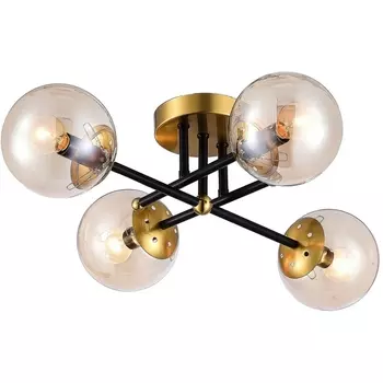 Потолочная люстра на штанге Citilux Памела CL144145 (плафоны шарики)