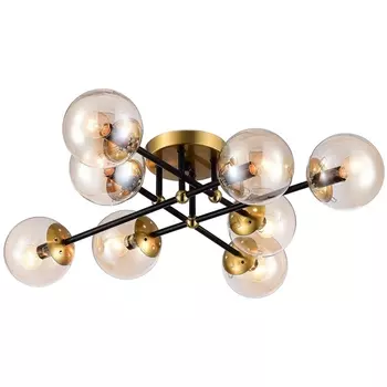 Потолочная люстра на штанге Citilux Памела CL144185 (плафоны шарики)