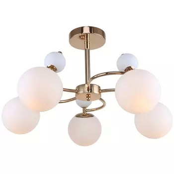 Потолочная люстра IP21 на штанге Lussole Cleburne LSP-8723 шарики