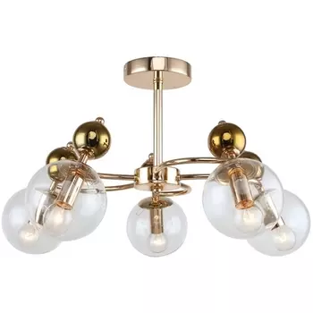 Потолочная люстра IP21 на штанге Lussole Cleburne LSP-8726 шарики