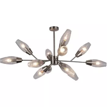 Потолочная люстра на штанге 10165/12PL E14*60W Nickel Escada DESIRE