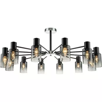 Потолочная люстра на штанге Diversity Escada 2120/12P E14*40W Black