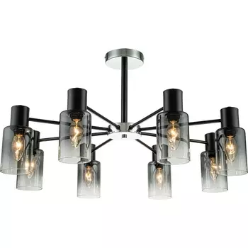 Потолочная люстра на штанге Diversity Escada 2120/8P E14*40W Black