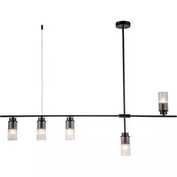 Потолочная люстра на штанге Escada Reverse 2100/5P E14*40W Black