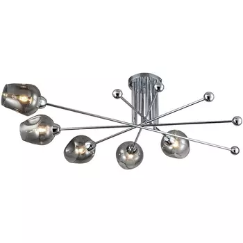 Потолочная люстра на штанге Escada Universe 695/5P (плафоны шарики)