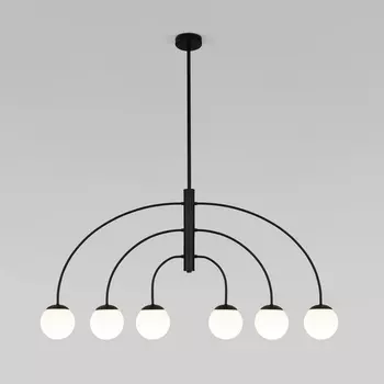 Потолочная люстра на штанге Eurosvet Cenacolo 30179/6 черный