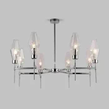 Потолочная люстра на штанге Eurosvet Prism 60143/8 хром