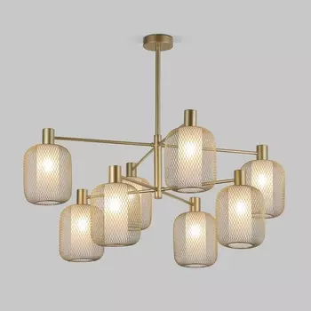 Потолочная люстра на штанге Eurosvet Voile 30192/8 золото