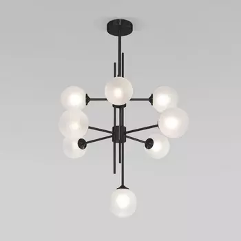 Потолочная люстра на штанге Eurosvet Volver 50383 черный (Умный дом, Алиса, WiFi, голосовое управление)