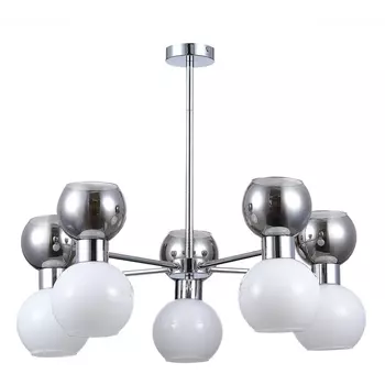 Потолочная люстра на штанге Evoluce Thonet SLE1138-102-10 шарики