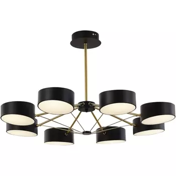 Потолочная светодиодная люстра с пультом управления на штанге Evoluce Valle SLE6005-402-08