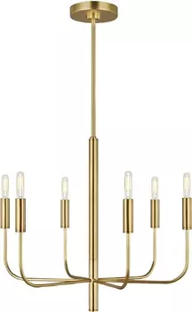 Потолочная люстра на штанге Feiss Brianna FE-BRIANNA6-BB в виде свечи