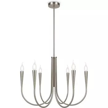 Потолочная люстра на штанге Freya Branches FR5253PL-06N в виде свечи