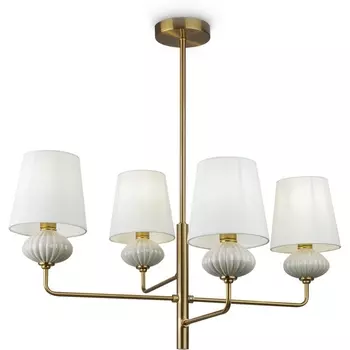 Потолочная люстра на штанге Freya Ceramics FR2029PL-04BS