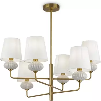 Потолочная люстра на штанге Freya Ceramics FR2029PL-06BS