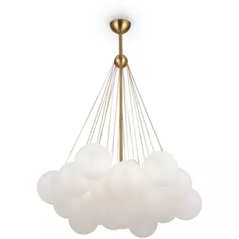 Потолочная люстра на штанге Freya Fiesta FR5231PL-06BS шарики