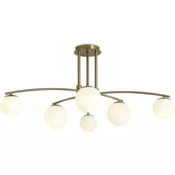 Потолочная люстра на штанге Freya Hanger FR5443CL-06BS шарики