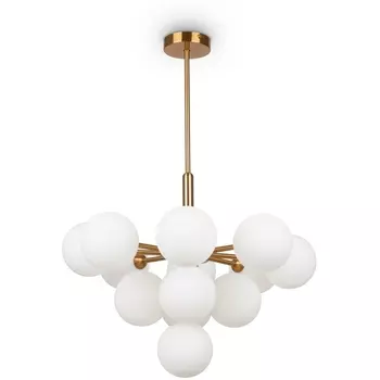 Потолочная люстра молекулы на штанге Freya Inversion FR5233PL-13BS