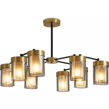 Потолочная люстра на штанге Freya Lora FR5432PL-08BBS