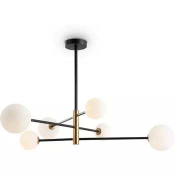 Потолочная люстра на штанге Freya Sphirity FR5376CL-06B шарики