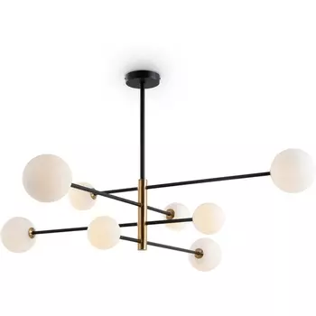 Потолочная люстра на штанге Freya Sphirity FR5376CL-08B шарики
