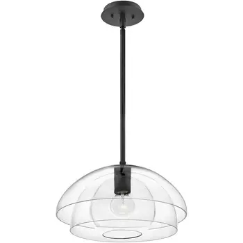 Потолочная люстра на штанге Hinkley Lotus QN-LOTUS-P-BLK