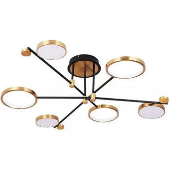 Потолочная светодиодная люстра с пультом управления на штанге Arte Lamp Holly A1364PL-6PB