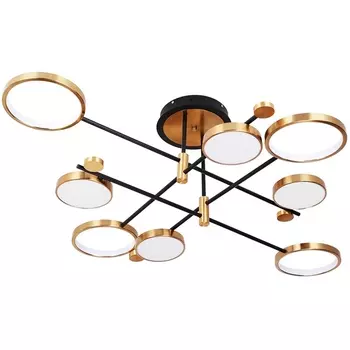 Потолочная светодиодная люстра с пультом управления на штанге Arte Lamp Holly A1364PL-8PB