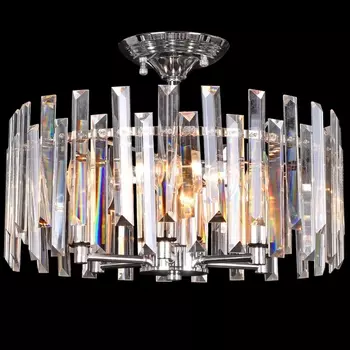 Потолочная люстра на штанге хрустальная Reluce 89030-0.3-06