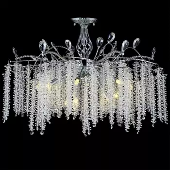 Потолочная люстра на штанге хрустальная Reluce 01113-0.3-800 CH