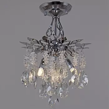 Потолочная люстра на штанге хрустальная Reluce 01108-0.3-300 CR