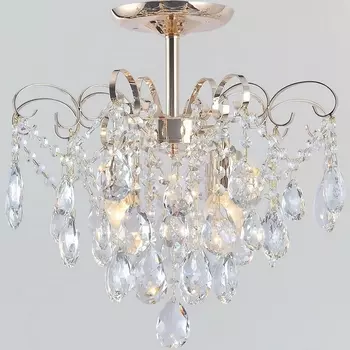 Потолочная люстра на штанге хрустальная Reluce 04051-0.3-04 FGD