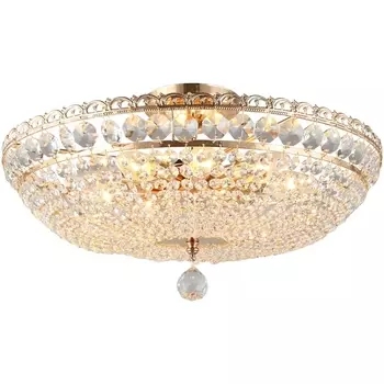 Потолочная люстра на штанге хрустальная Aployt Wiga APL.758.17.09