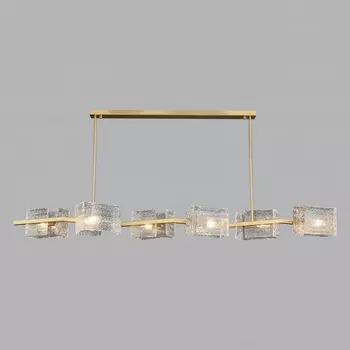 Потолочная люстра на штанге iLamp Dallas 2078-6L BR