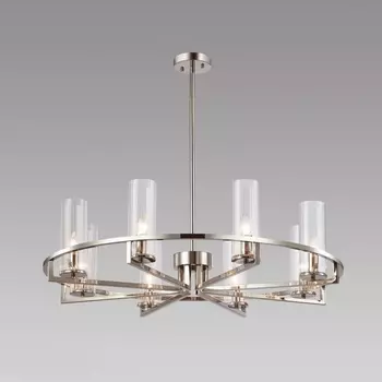 Потолочная люстра на штанге iLamp Evolution 6806-8 NIK