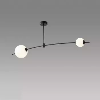 Потолочная люстра на штанге iLedex Epical 6827-2 BK+WH шарики