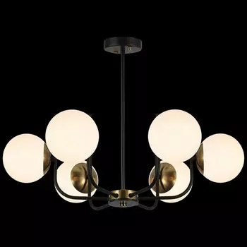 Потолочная люстра на штанге ILLUMICO IL0167-6P-79 BK AB