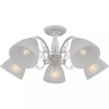 Потолочная люстра на штанге ILLUMICO IL0232-5CSQ-24 SS SPICA