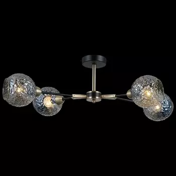 Потолочная люстра на штанге ILLUMICO IL0253-4CSQ-79 BK AB