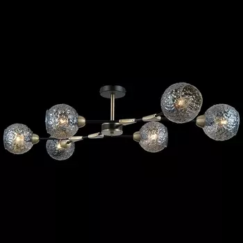 Потолочная люстра на штанге ILLUMICO IL0253-6CSQ-79 BK AB