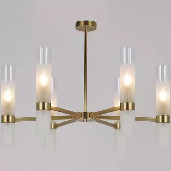 Потолочная люстра на штанге ILLUMICO IL0279-6P-79 BRASS