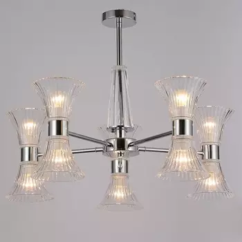 Потолочная люстра на штанге ILLUMICO IL0288-10P-79 CR