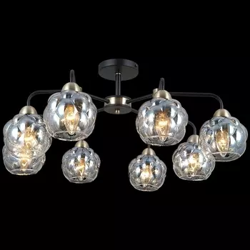 Потолочная люстра на штанге ILLUMICO IL0447-8CSQ-79 BK