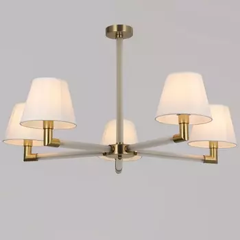 Потолочная люстра на штанге ILLUMICO IL0501-5P-79 BRASS