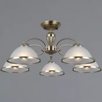Потолочная люстра на штанге ILLUMICO IL0596-5CSQ-25 AB AREZZO